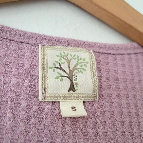 Purple Thermal Top Ruffle S - Picture 3 of 7